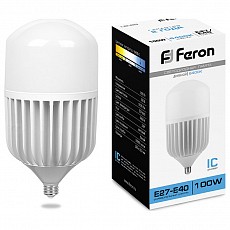 Лампа светодиодная feron saffit lb-65 e27-e40 100Вт 6400k 25827